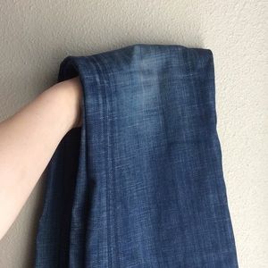 Hudson low ride boot cut jeans.